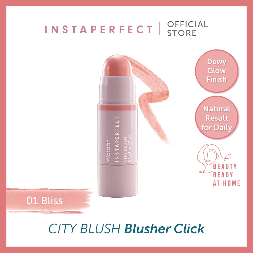 Wardah Instaperfect CITY BLUSH Blusher Click Wardah Beauty Brunei