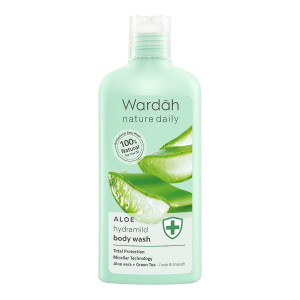 Wardah Nature Daily Aloe Hydramild Body Wash Wardah Beauty Brunei