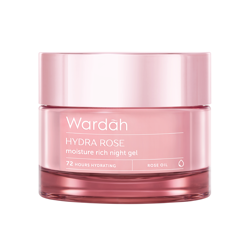Wardah Hydra Rose Moisture Rich Night Gel Wardah Beauty Brunei