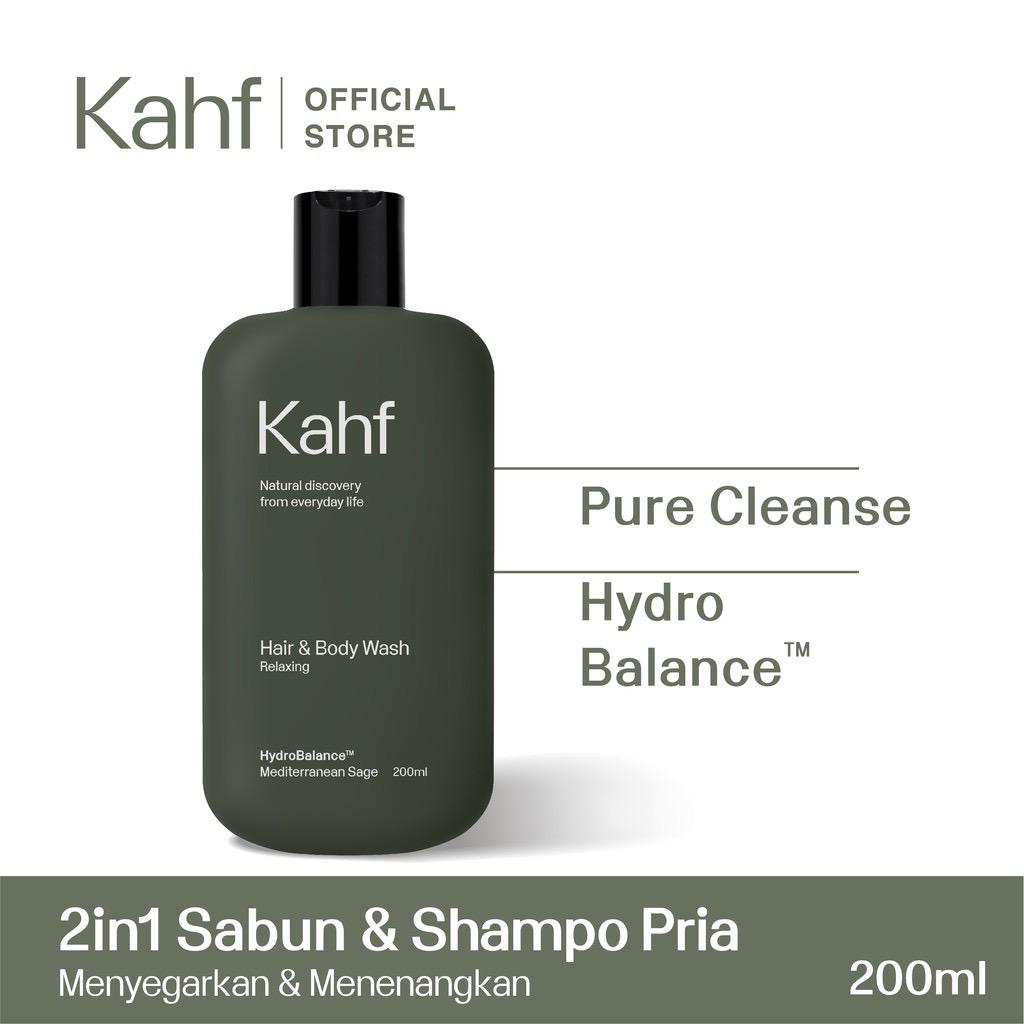 KAHF RELAXING HAIR AND BODY WASH 200 ML Wardah Beauty Brunei